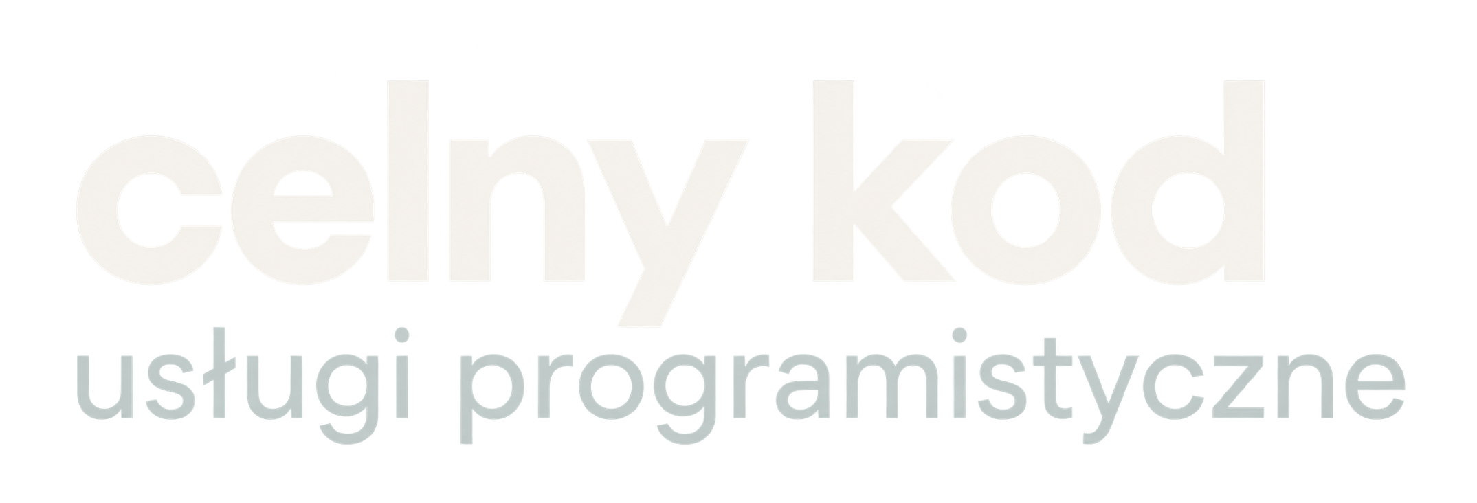celny kod — usługi programistyczne